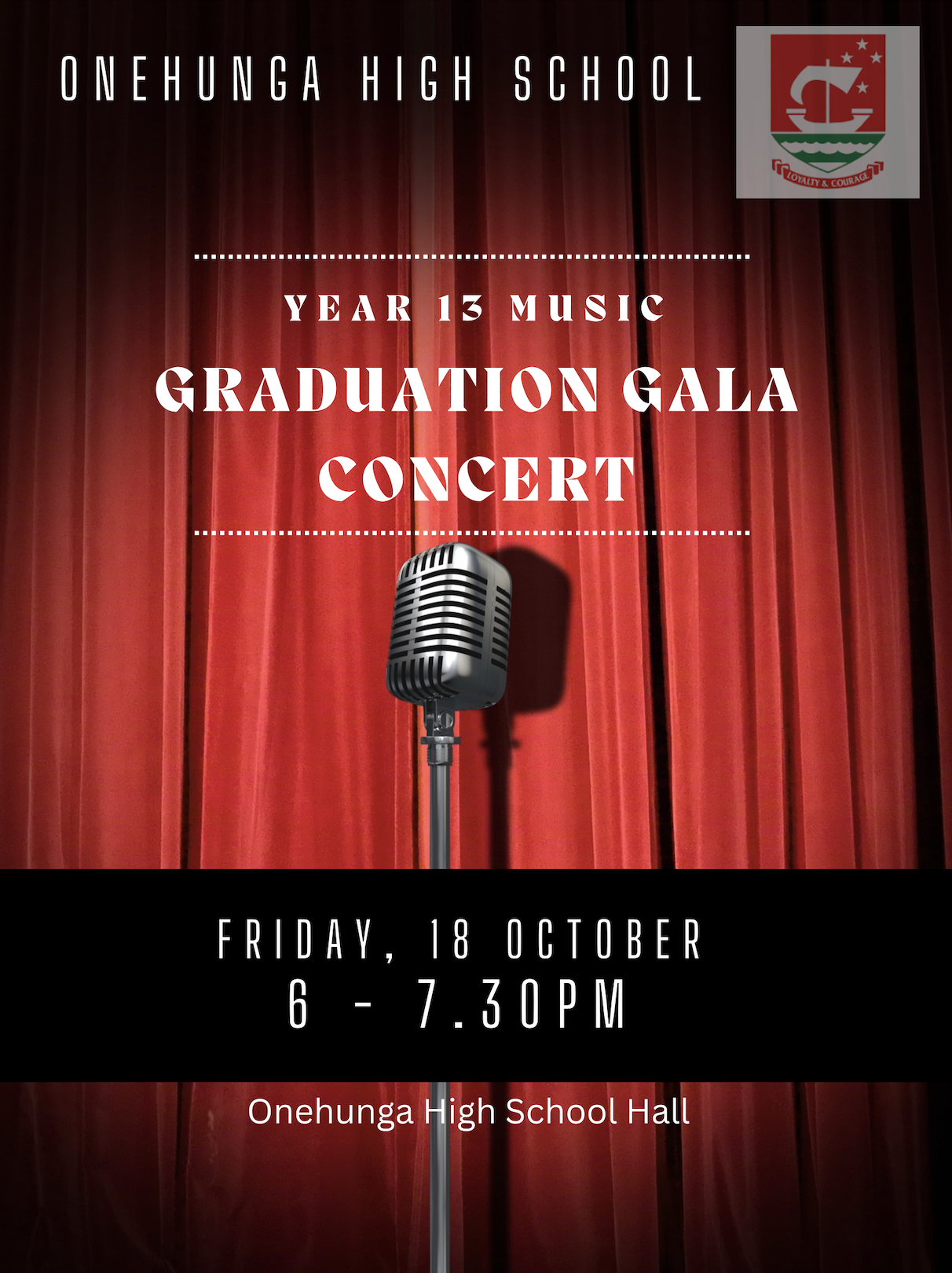 GRADUATION MUSIC GALA CONCERT - THIS FRIDAY!