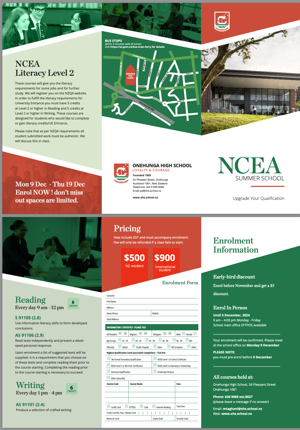 NCEA Community Summer School