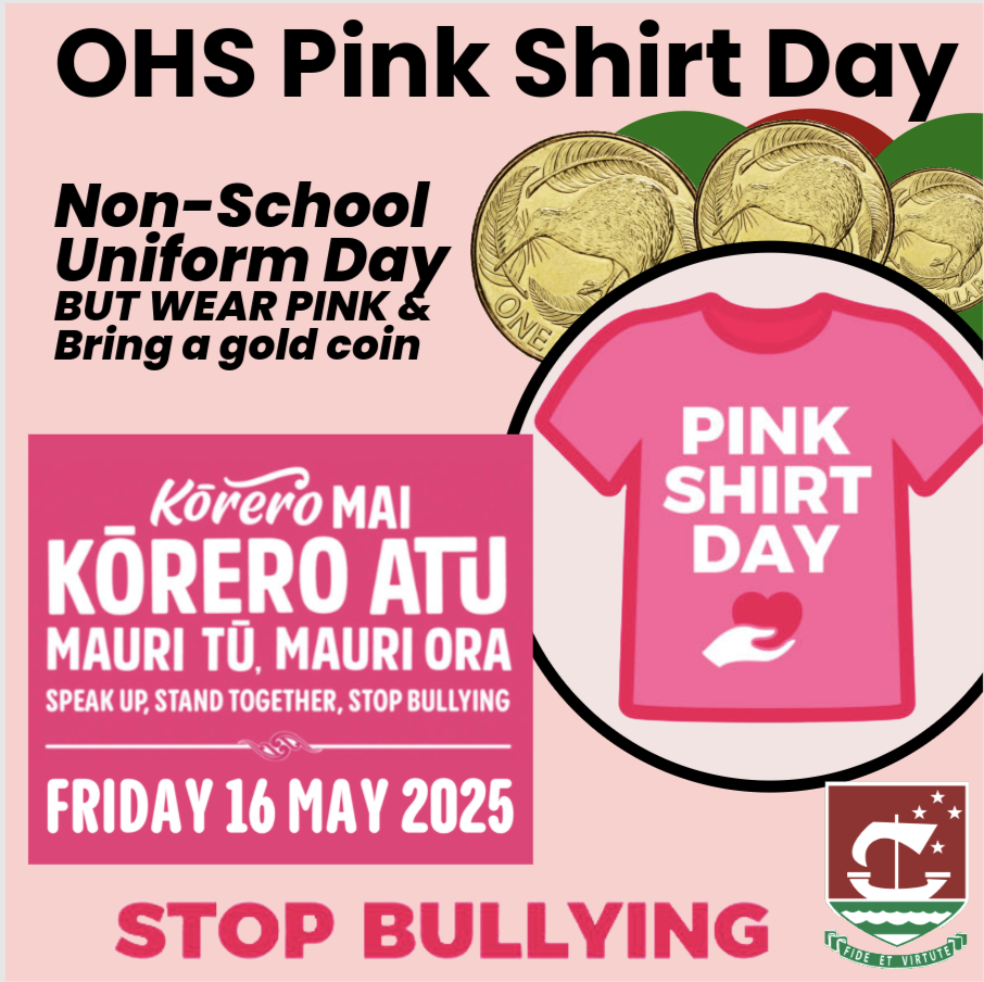 PINK SHIRT DAY – FRIDAY 16 MAY