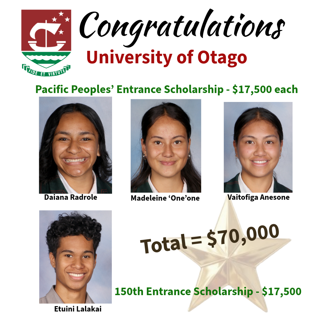 Scholarships Up Close: Four OHS Students Earn Otago University Entrance Scholarships – Seventy Thousand Dollars Awarded