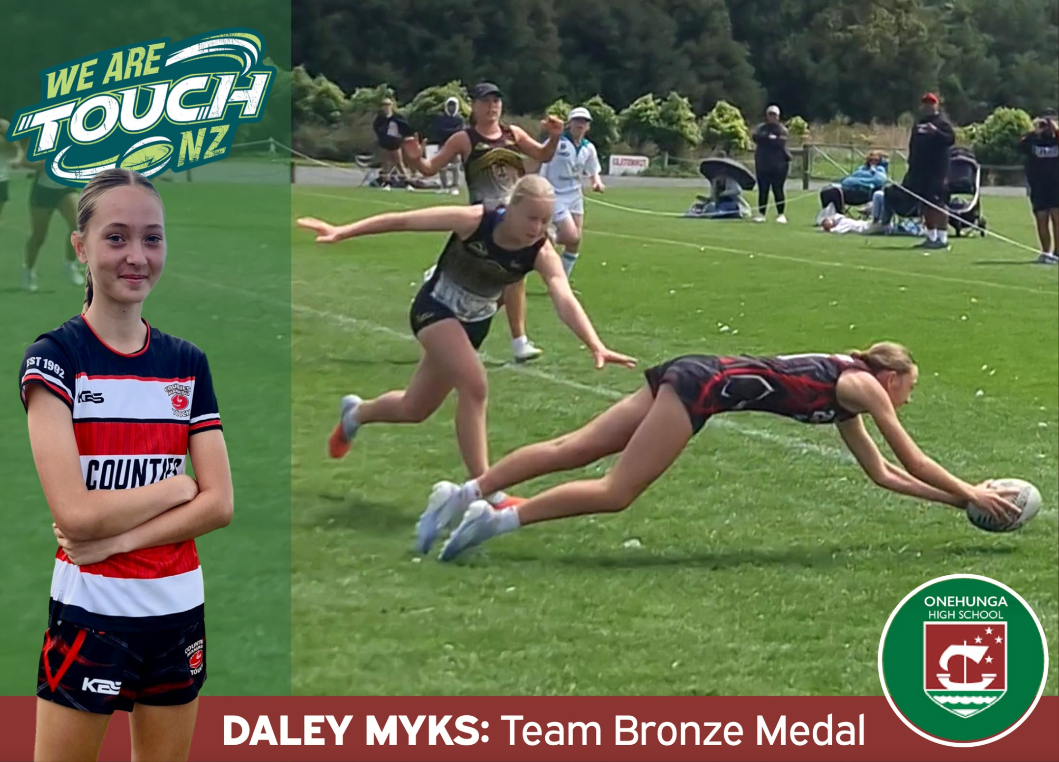 Rising Star: Dayley Myks Excels at U16 New Zealand Touch Championships