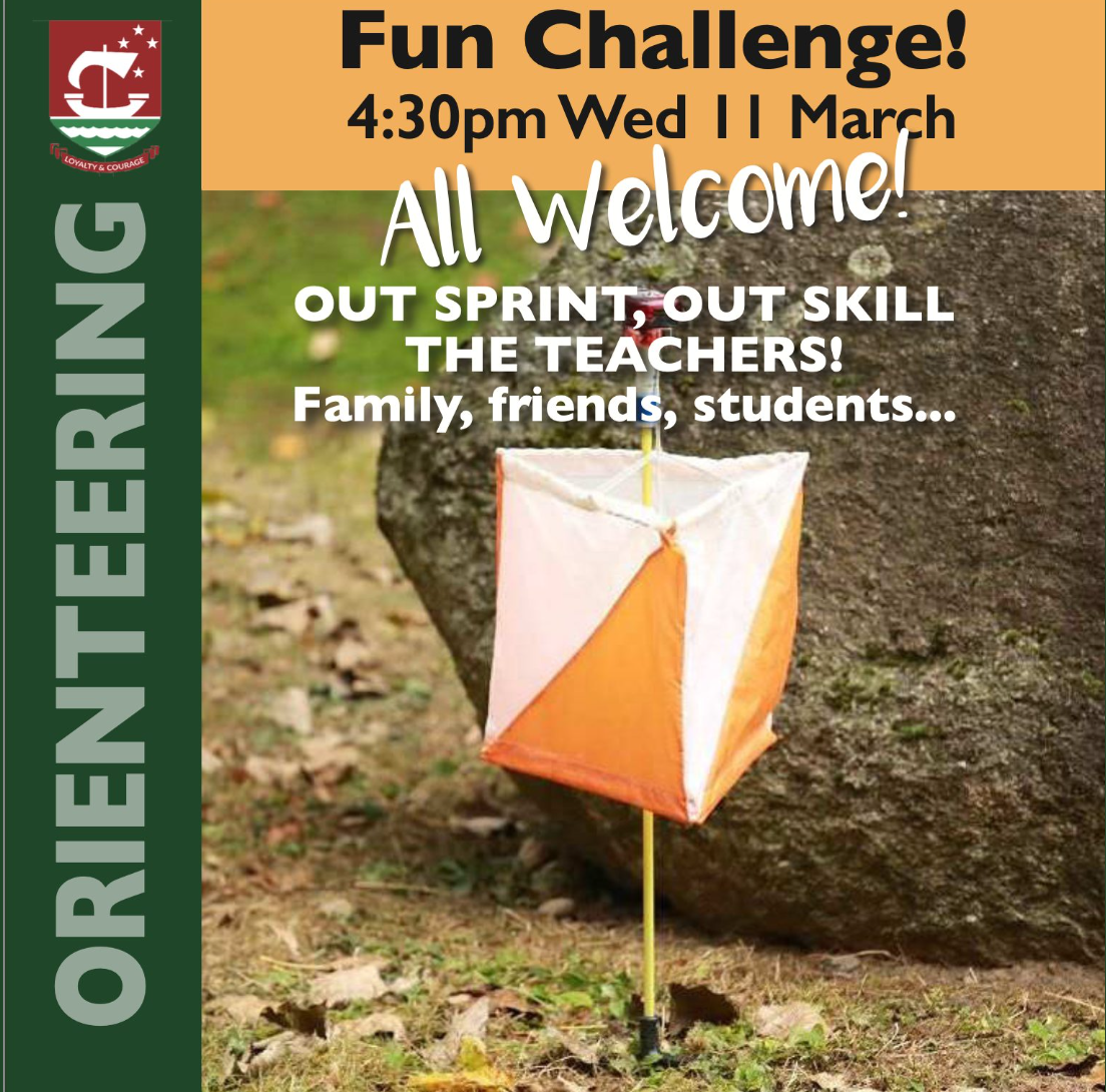 OHS Orienteering Try-Out – Wednesday 11 March