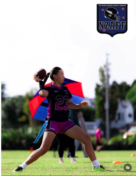 Congratulations to Ivy Hootön on New Zealand Flag Football Selection