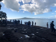 Level 2 Biology Students Investigate Rocky Shore Ecosystems