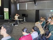 Screenwriter and Director Hamish Bennett Works with OHS Students
