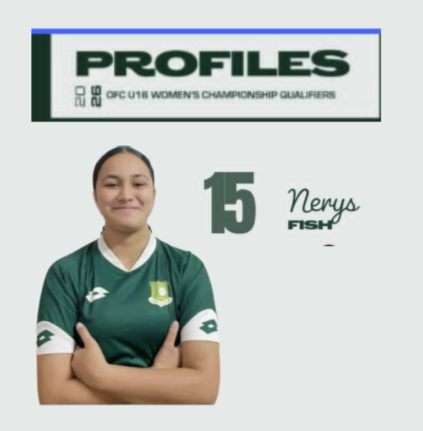 Nerys Fish Selected for Cook Islands U16 Football Team