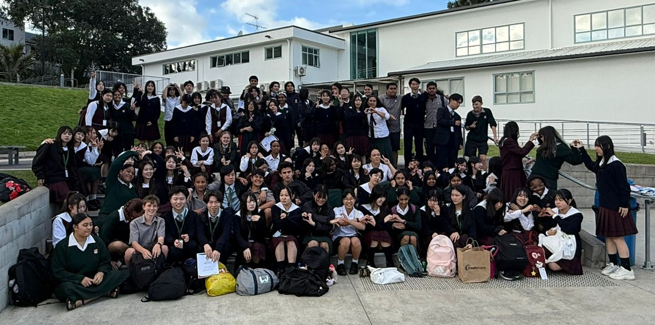 OHS Welcomes Japanese International Students from Kyoai Gakuen