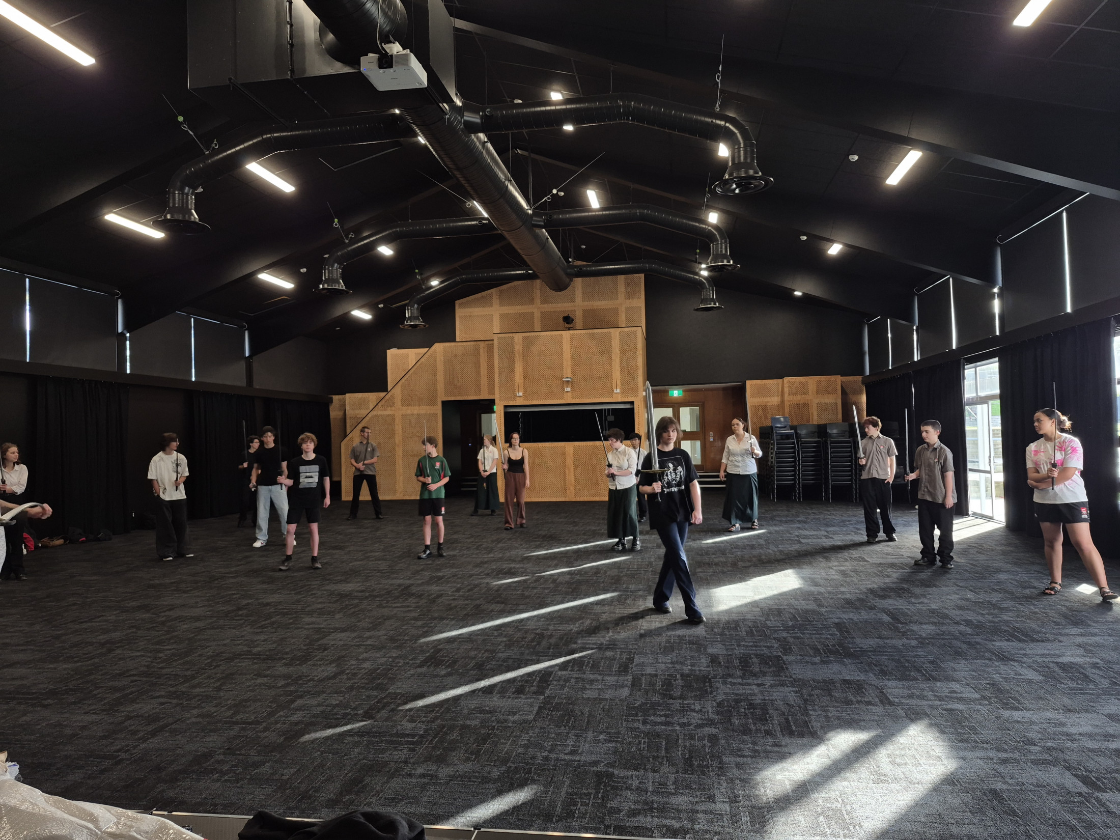 Macbeth Cast Learns the Art of Stage Combat