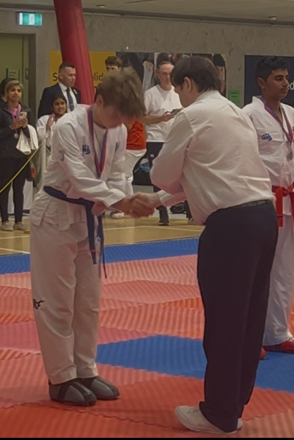 Congratulations to Year 9 Cayden Dooley on Gold at the Auckland Regional Taekwon-Do Championships
