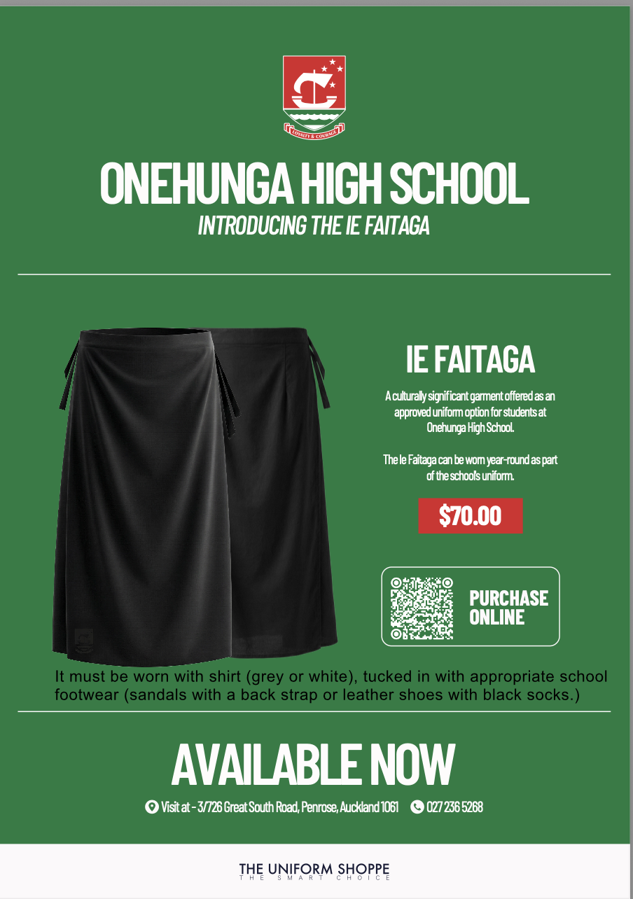 Introducing the Ie Faitaga: A New Uniform Option