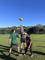 Year 10 Students Try Their Hand at AFL