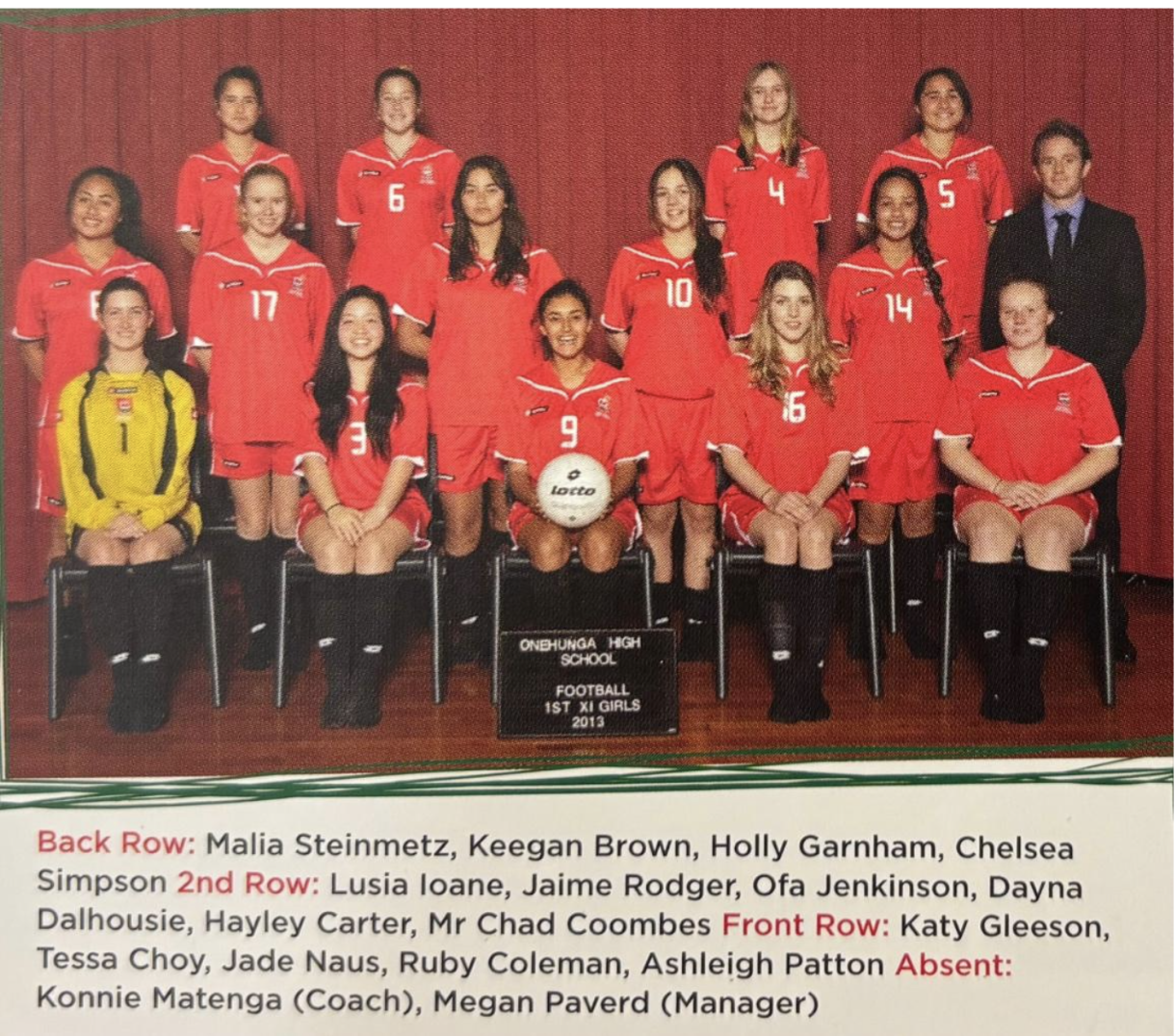 From the Archives: Malia Steinmetz - a member of the Football Ferns