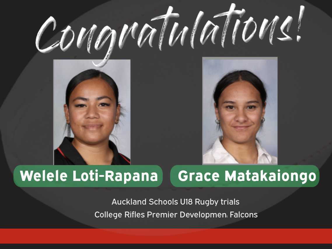 OHS Students Selected for Auckland Schools U18 Rugby Trials